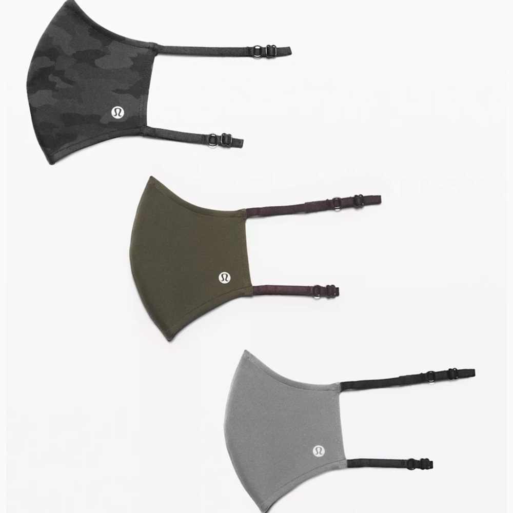 lululemon NWT 3 Pack Face Masks